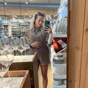 Sadie and Sage corduroy romper XS